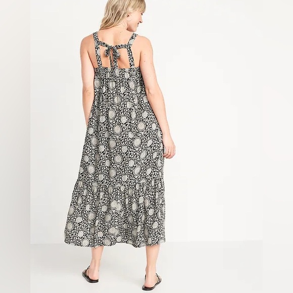 Old Navy boho floral printed long maxi dress - Picture 3 of 6